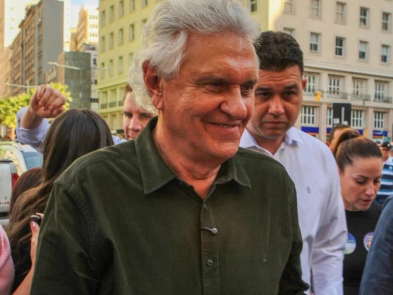 Em Porto Alegre, Caiado critica adversário do campo da direita 
