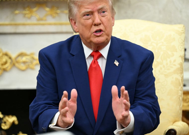 O presidente Donald Trump afirmou que as conversas com Teerã estão em andamento