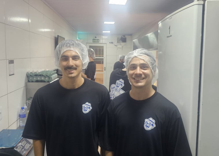 Luiz Filipe Basso e Pedro Jacobi Chaves, proprietários da Peppo's Xiseria