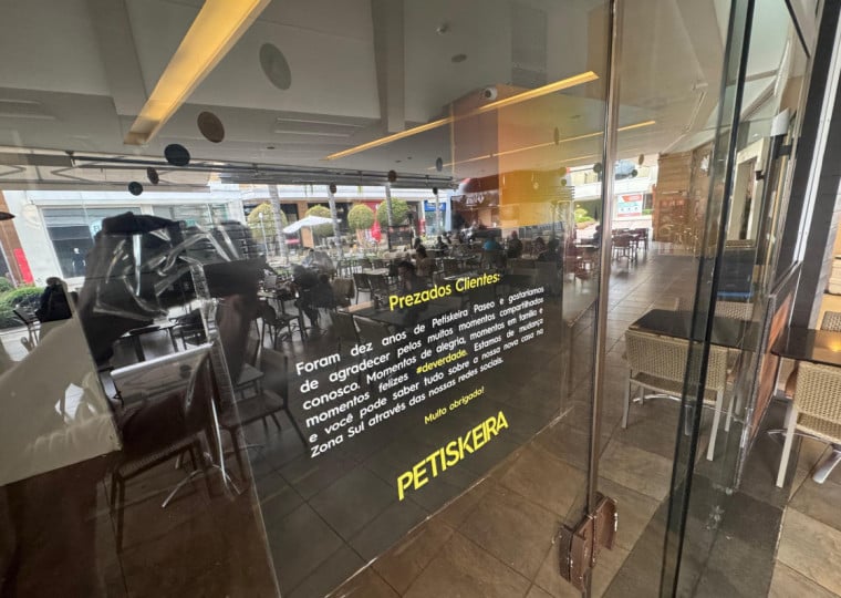 Petiskeira ocupava um dos maiores espa&ccedil;os na pra&ccedil;a de alimenta&ccedil;&atilde;o do Paseo Zona Sul