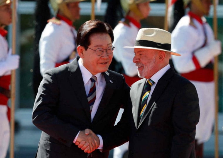 Anúncio foi feito após uma reunião com o presidente do país, Lee Jae-Myung, no Palácio da Alvorada