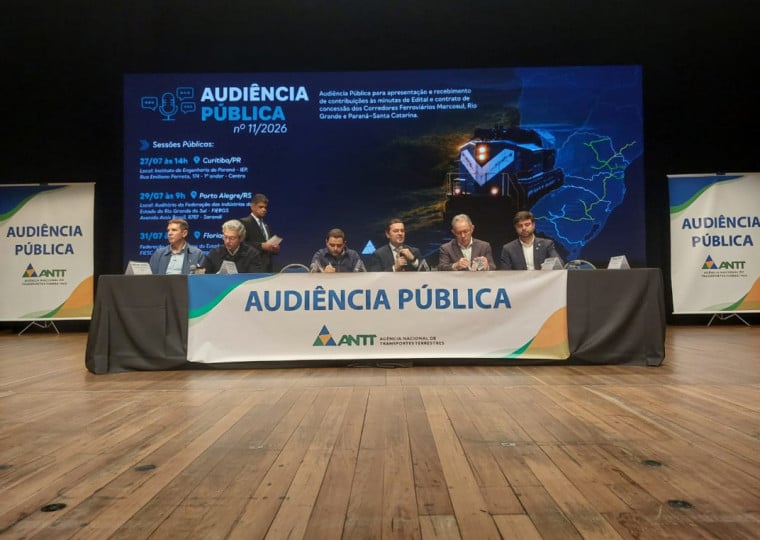Evento sobre a demanda ferroviária reuniu lideranças políticas do estado e do setor logístico 