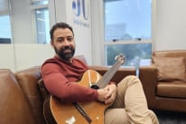 O m&uacute;sico Marcos Jobim levou seu trabalho autoral para a Argentina