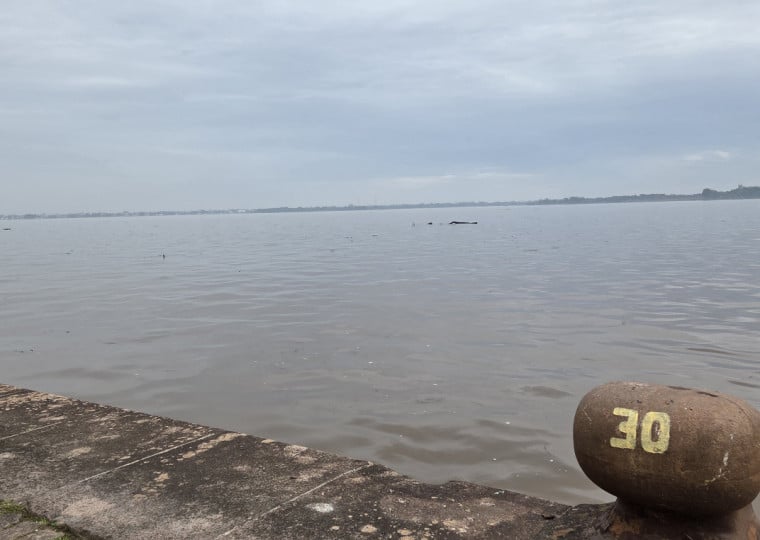 Na madrugada desta quarta, nível atingiu 2,02 metros na Ilha da Pintada