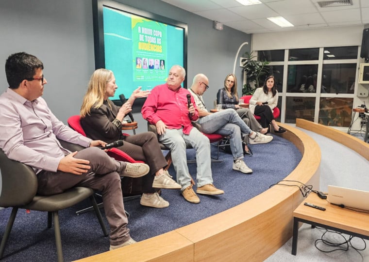Evento 'A maior Copa de todas as audiências' foi realizado no Tecnopuc em parceria com o Instituto Reality de Pesquisas e com o apoio do Jornal do Comércio.