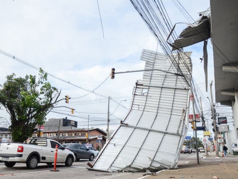 Veja quais cidades tiveram vento mais forte no RS com ciclone bomba