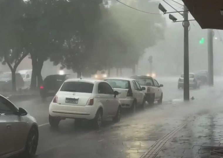 Rio Grande do Sul registrou ventos fortes e queda de granizo 