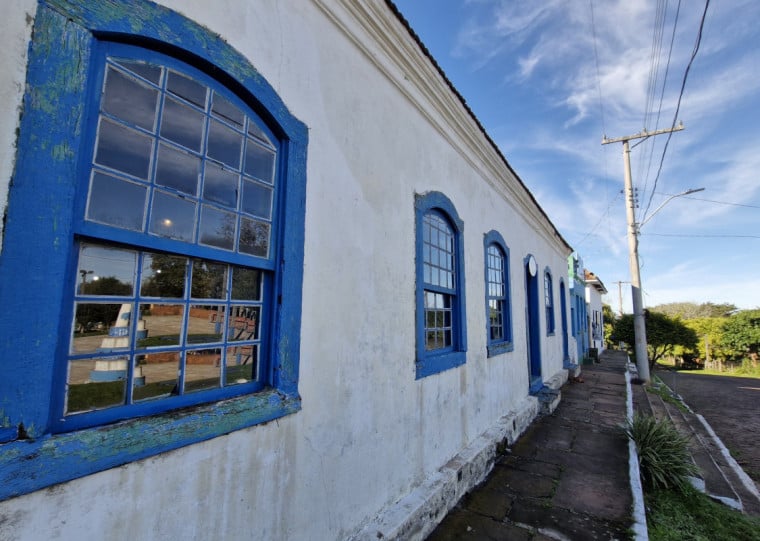 Constru&ccedil;&otilde;es tombadas da vila de Santo Amaro do Sul, em General C&acirc;mara | Andr&eacute; Liziardi/Prefeitura de General C&acirc;mara/Divulga&ccedil;&atilde;o/Cidades
