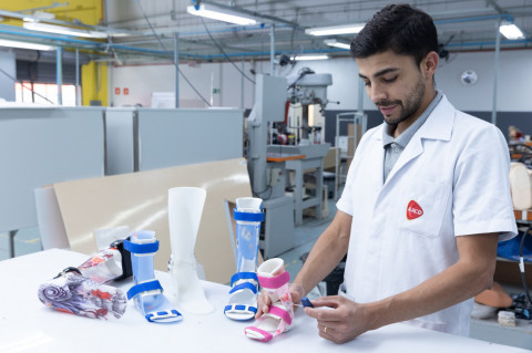Resina gaúcha será usada na fabricação de 15 mil dispositivos ortopédicos