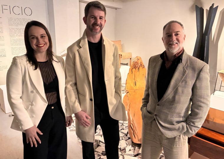Camila Farina, Fabiano Salbego e Felipe Helfer