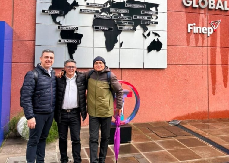 Comitiva brasileira que participa do evento visitou o Tecnopuc nesta quinta-feira (13)