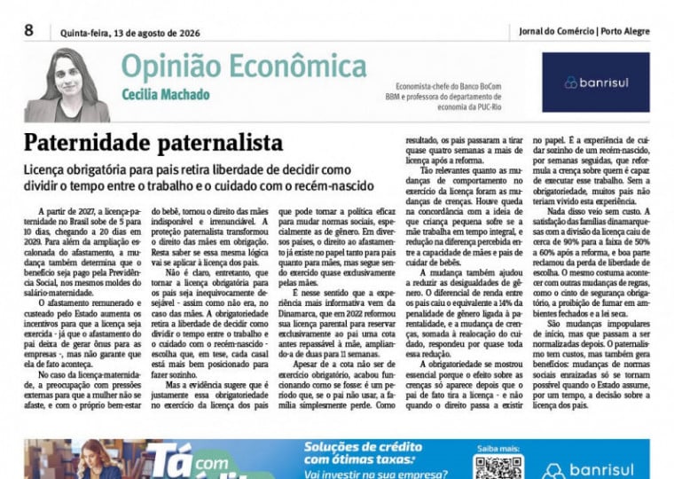 Palavra do leitor