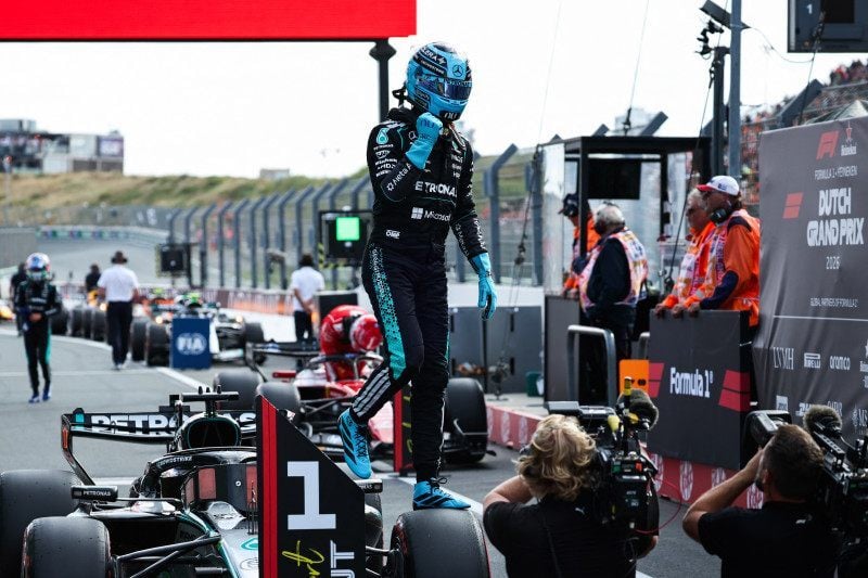 Russell surpreende na Holanda e garante primeira posição na corrida sprint 