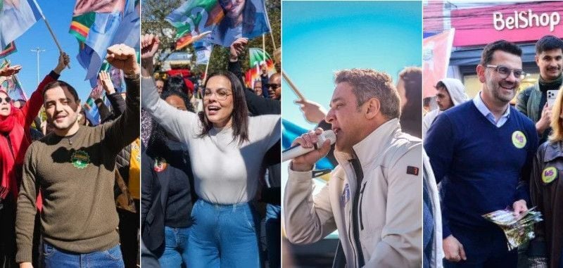 Candidatos ao Piratini priorizam campanha corpo a corpo no fim de semana 