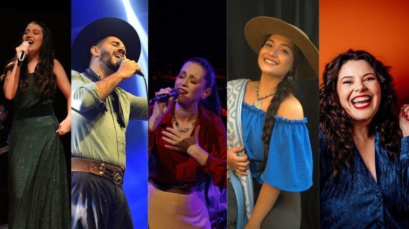 Cinco intérpretes estarão em show do Nativismo em Cena nesta quarta