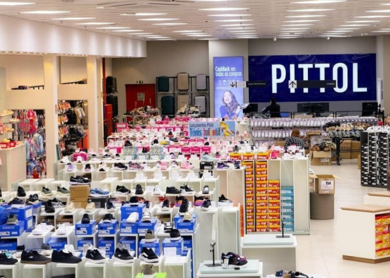 minuto varejo pittol calçados gravatai shopping - rede santa catarina - loja