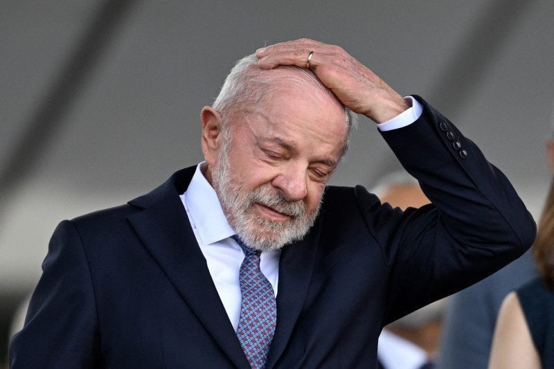 Lula recebeu auxiliares de seu governo para uma reunião de emergência no Palácio da Alvorada