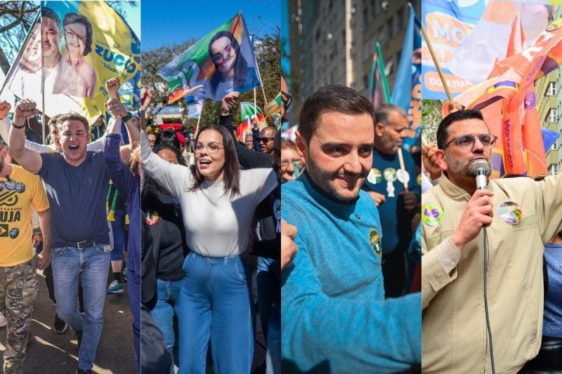 Quatro candidatos ao governo gaúcho terão tempo de propaganda