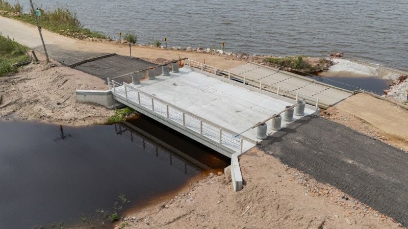Ponte de concreto sobre o arroio Sujo &eacute; principal acesso &agrave; Col&ocirc;nia de Pescadores Z3