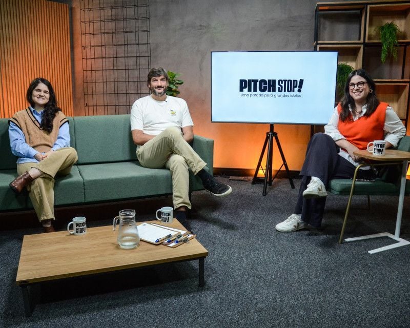 O primeiro epis&oacute;dio do Pitch Stop discutiu sobre comunidade e concorr&ecirc;ncia<br />Foto: Fernanda Bigio Davoglio/Especial/JC