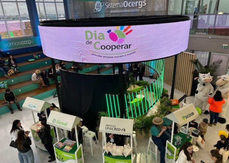 Ações do Dia de Cooperar mobilizaram visitantes da Expointer e ocorreram também em diferentes regiões do RS