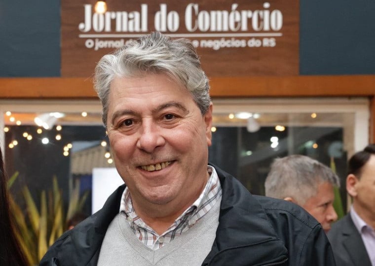 Fernando Lemos visitou a casa do JC no Parque de Exposições Assis Brasil, em Esteio