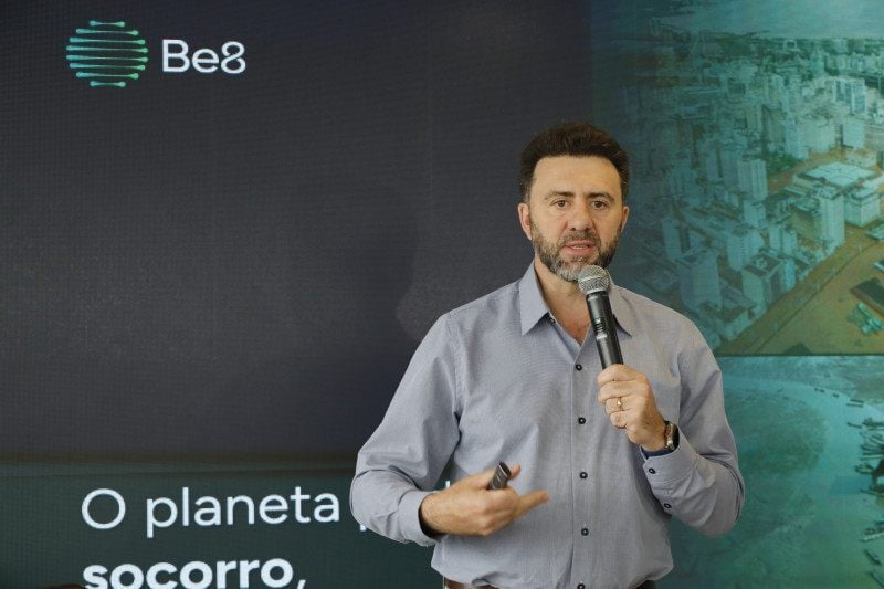 Presidente da Be8, Erasmo Battistella apresentou o andamento das obras em encontro com a imprensa na Expointer