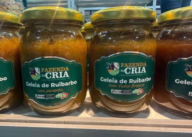 Geleias artesanais de ruibarbo com vinho branco e ruibarbo com pimenta s&atilde;o destaques