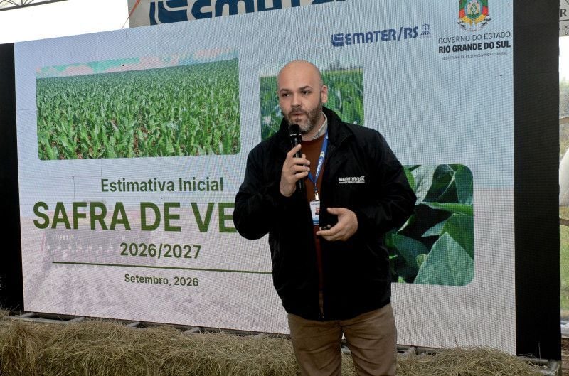 Matheus Rocha detalhou as estimativas para as principais culturas de ver&atilde;o do Rio Grande do Sul