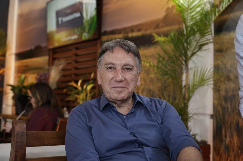 Germano Rigotto, ex-governador do Rio Grande do Sul, durante visita à Casa do JC, na Expointer.