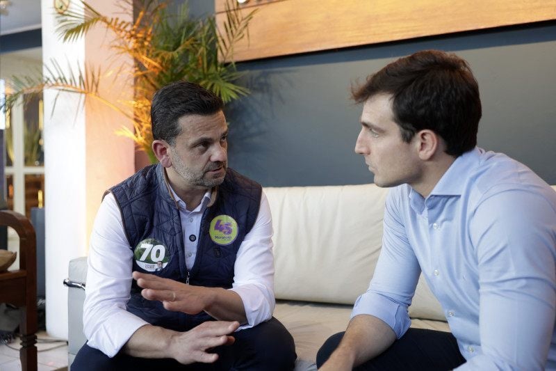 Candidato foi recebido pelo diretor-presidente do JC, Giovanni Jarros Tumelero | T&Acirc;NIA MEINERZ/JC