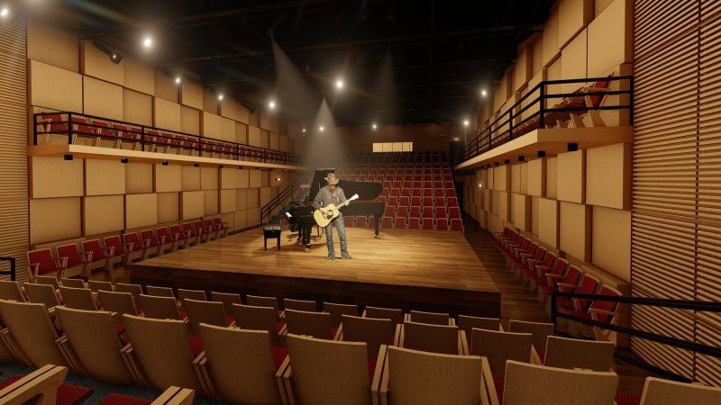 Teatro Bancários, que inaugura em 23 de setembro, consegue se transformar em cinco tipos diferentes de teatro