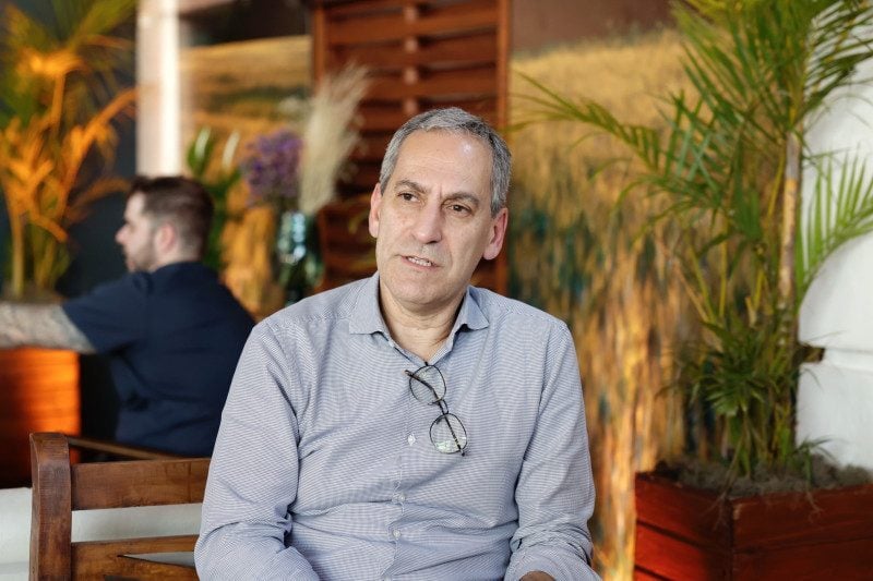Luis Fernando Batistela, presidente da Câmara Brasil-Alemanha, visitou a Casa JC na Expointer