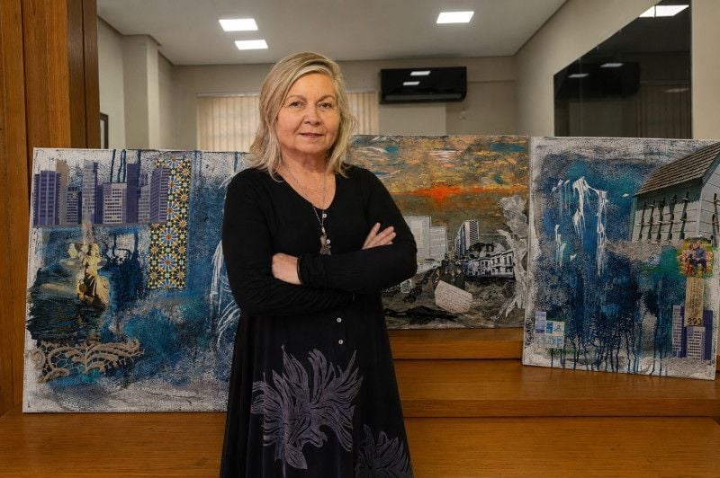 Mostra Centenário traz obras de Marinelsa Geyer; entrada é franca 