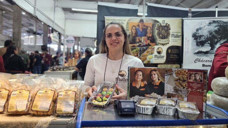 Bianca M&uuml;ller segue o trabalho inciado pelos pais na Agroind&uacute;stria M&uuml;ller<br />Foto: ISADORA JACOBY/ESPECIAL/JC