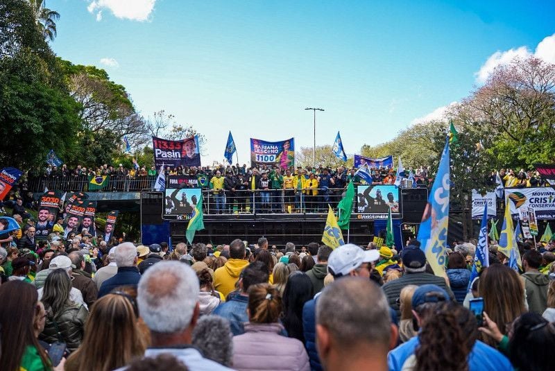Movimento Conservador Cristão organizou manifestação pedindo impeachment do ministro do STF Alexandre de Moraes
