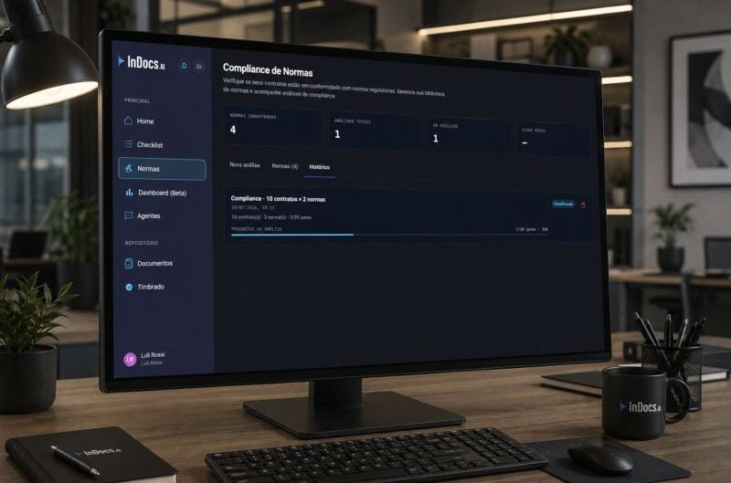 A empresa desenvolveu uma plataforma capaz de analisar grandes volumes de contratos simultaneamente, localizar cláusulas e comparar condições comerciais