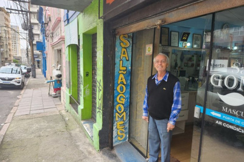 Seu Alcino e sua rua