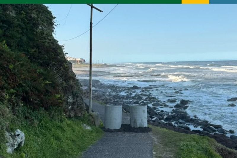 Chamado de Caminho da Santinha, ligação tem risco de deslocamento de pedras