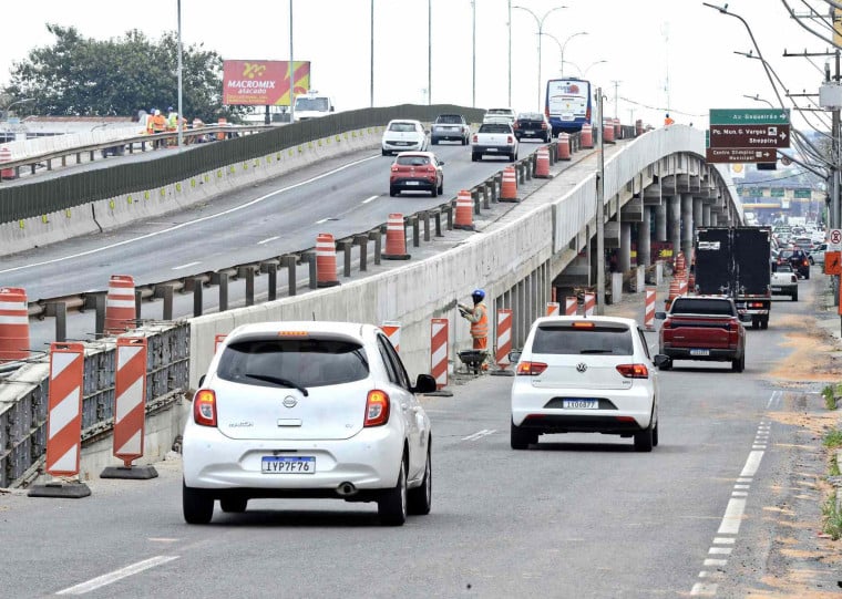 Viaduto da avenida Boqueir&atilde;o est&aacute; com 90% dos trabalhos conclu&iacute;dos e investimento &eacute; de R$ 24,5 milh&otilde;es