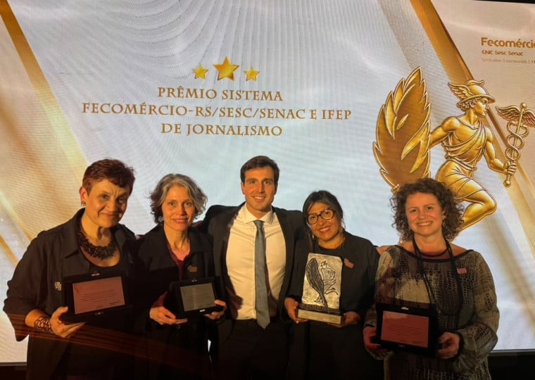 A cerimônia de premiação ocorreu na noite de quarta-feira (9), na sede da Fecomércio, em Porto Alegre