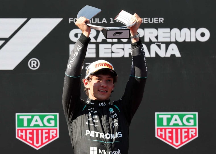 Italiano da Mercedes aumentou a distância na liderança da Fórmula 1