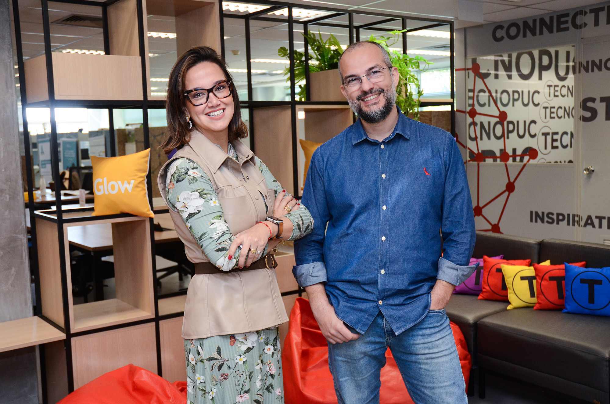 L&uacute; Salazar e Jean Cainelli, s&oacute;cios da Glow PDV e Gest&atilde;o para Restaurantes | Fernanda Bigio Davoglio/ Especial/JC