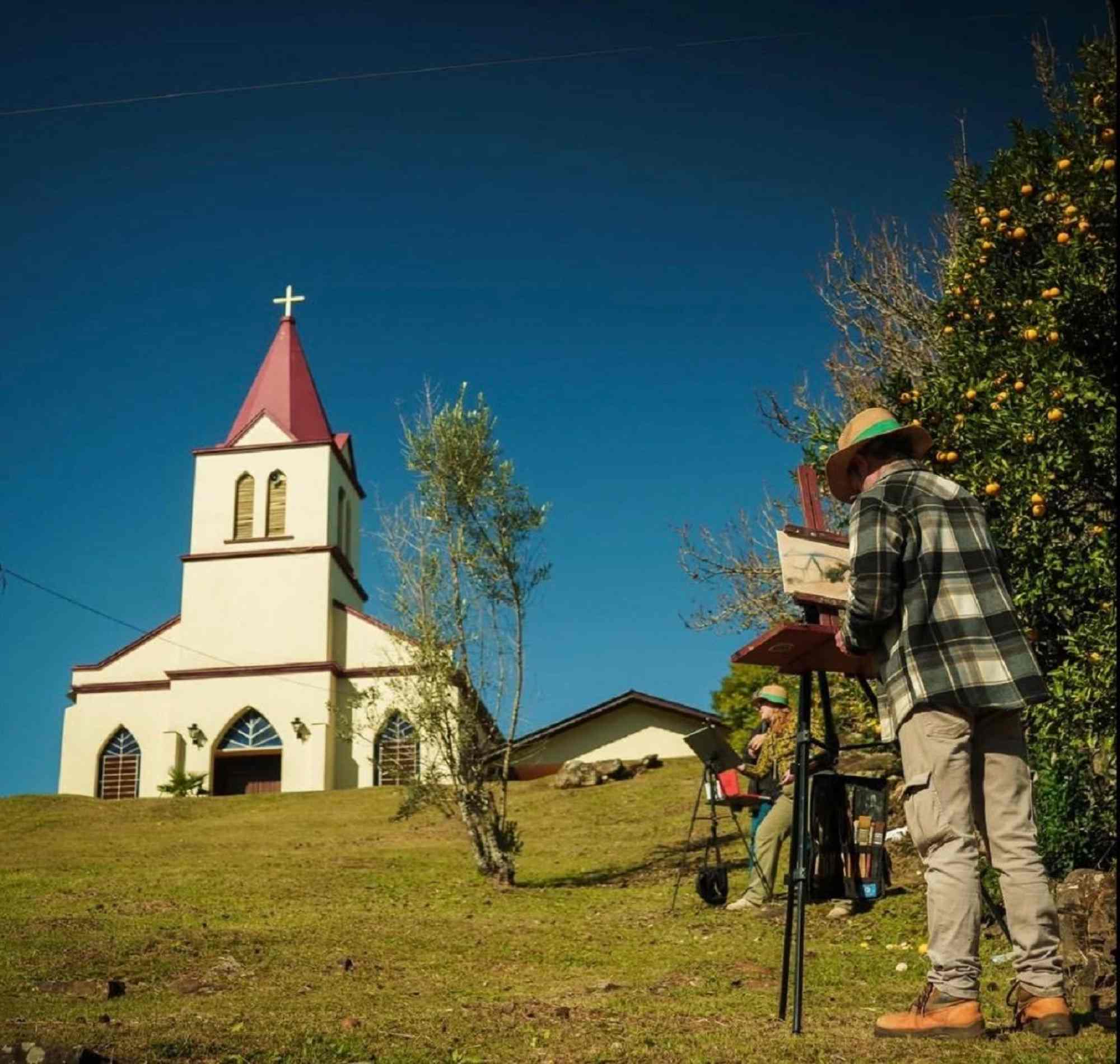 Evento acontece em Gramado com palestras e oficinas de pintura  | Plein Air Gramado/Reprodução/Cidades