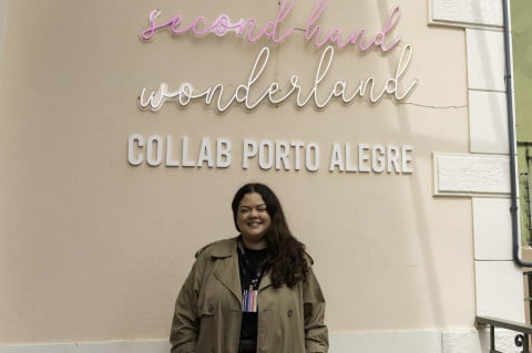 Tágila Priscila de Oliveira é a gerente responsável pela Dig For Fashion Porto Alegre 