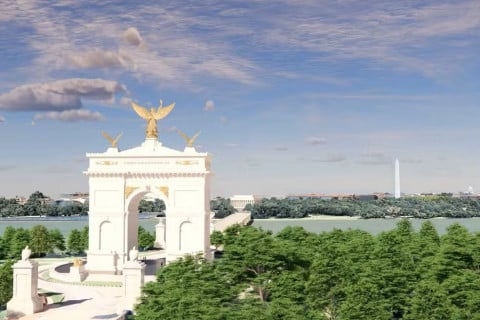 Trump quer transformar futuro 'Arco do Triunfo dos EUA' em complexo militar