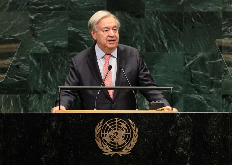 Para Guterres, é crucial evitar tendências hegemônicas e a divisão do mundo em dois blocos rivais 