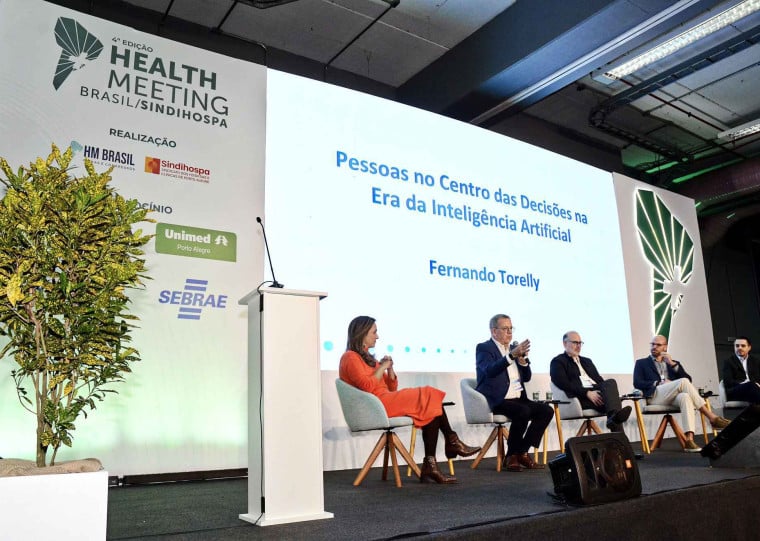 Encontro reuniu quatro lideranças de grandes instituições de saúde do Brasil 