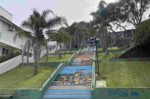 Guaíba poderá ter teleférico em escadaria 