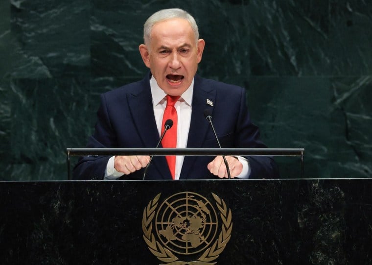 Outros países também abandonaram o plenário quando primeiro-ministro israelense assumiu o palanque